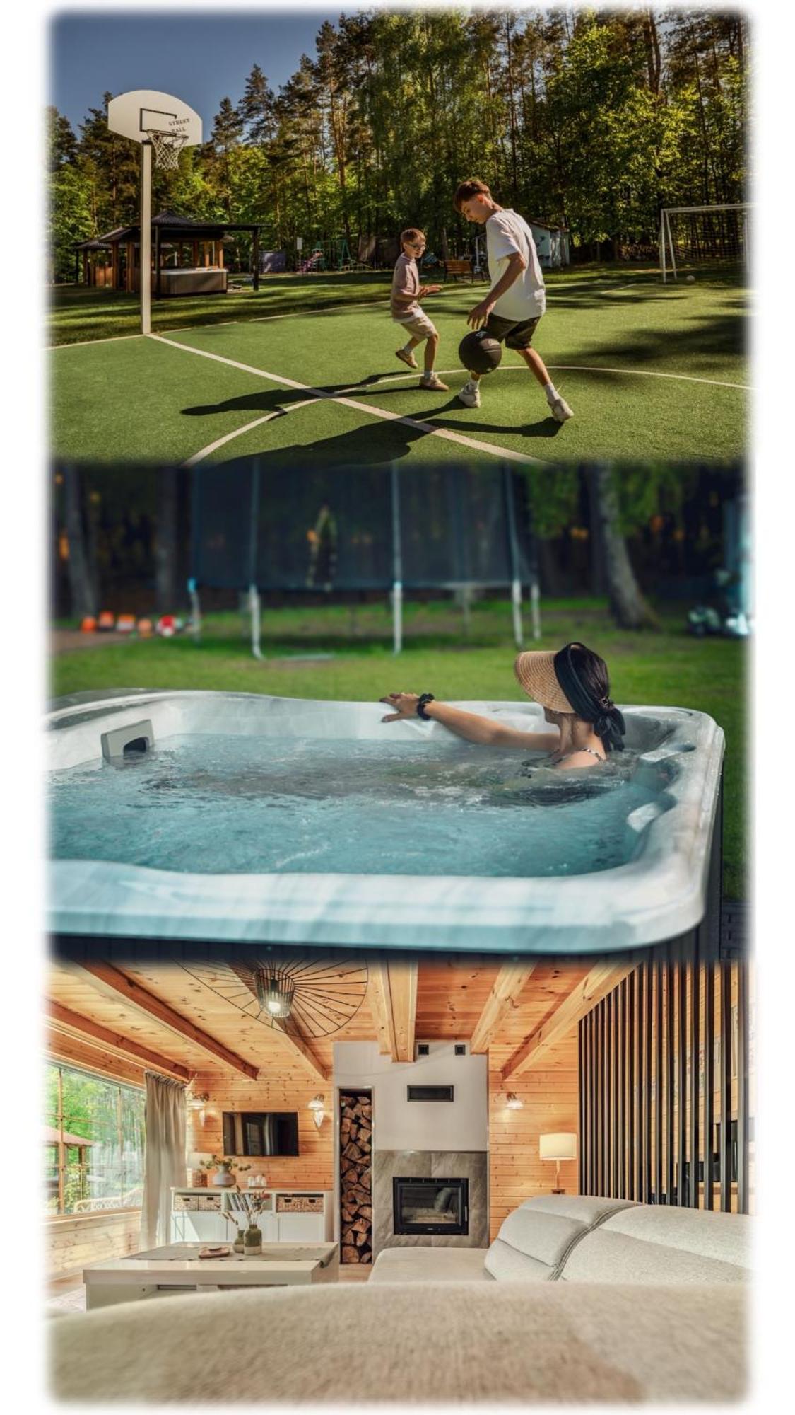Dom To Za Malo ! Jacuzzi Boiska Plac Zabaw Ognisko Ferienhaus