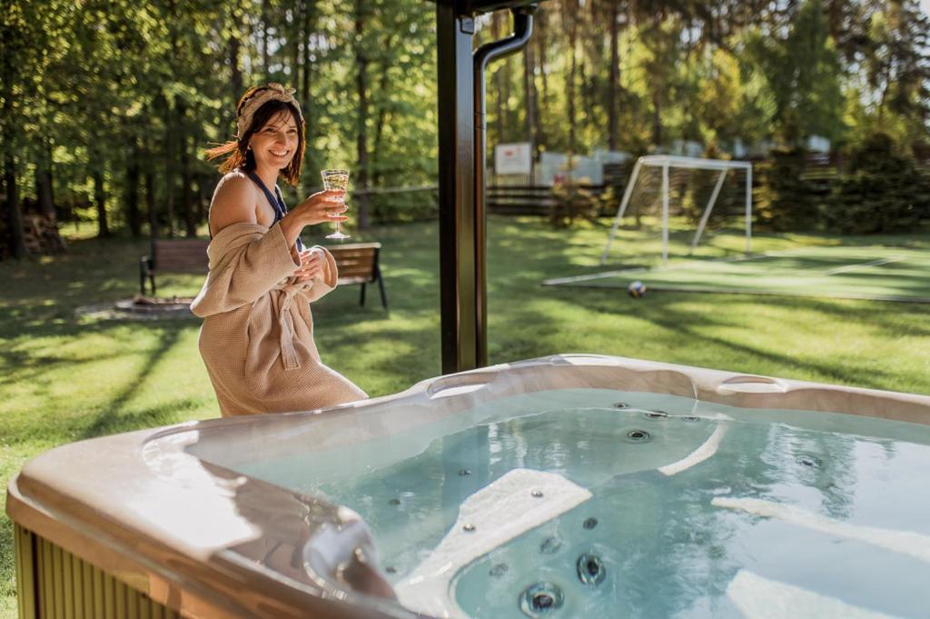 Ferienhaus Dom To Za Malo ! Jacuzzi Boiska Plac Zabaw Ognisko